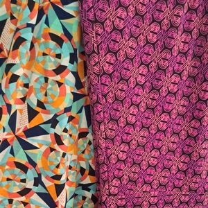 Set of 2 LuLaRoe Maxi Skirts 3X